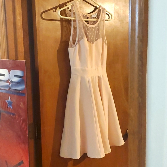 Vintage Delia's Mini Dress in Pale Pink - Picture 2 of 9